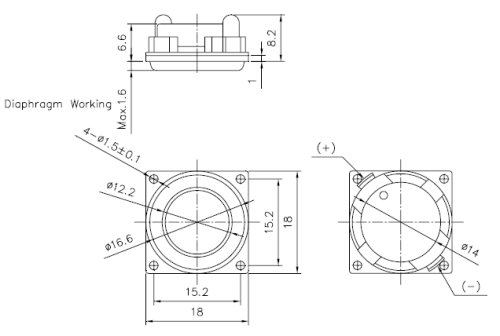 Rectangular speaker